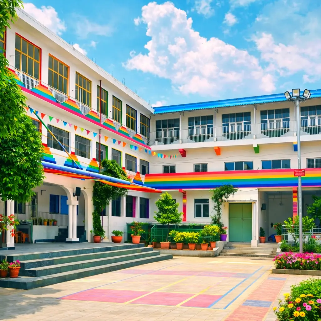 School Courtyard